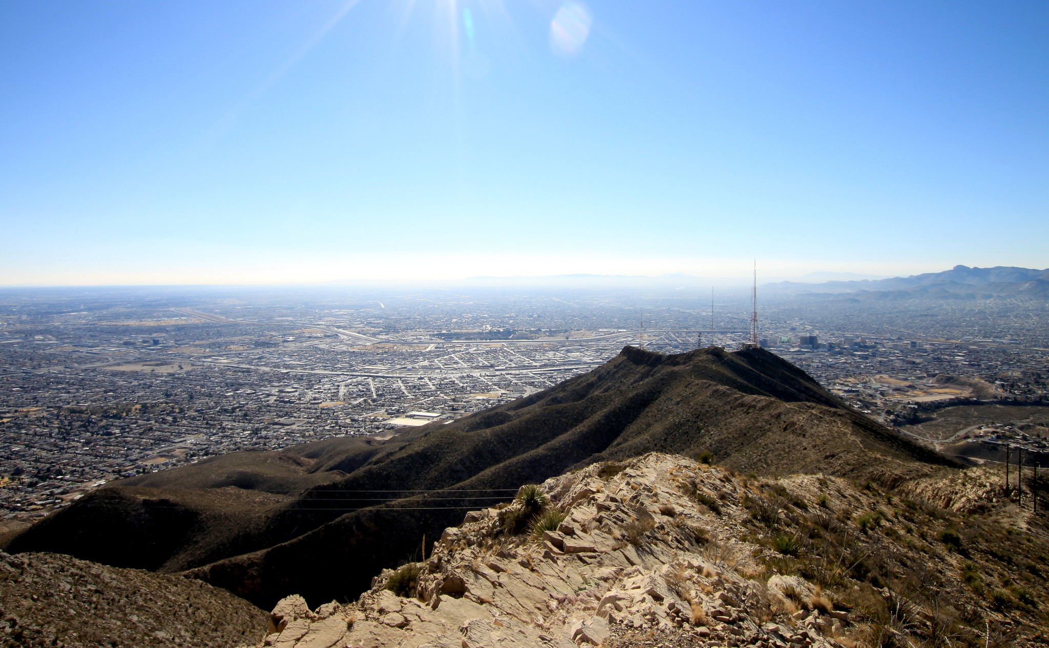 Image of El Paso–Juárez from Ranger Peak