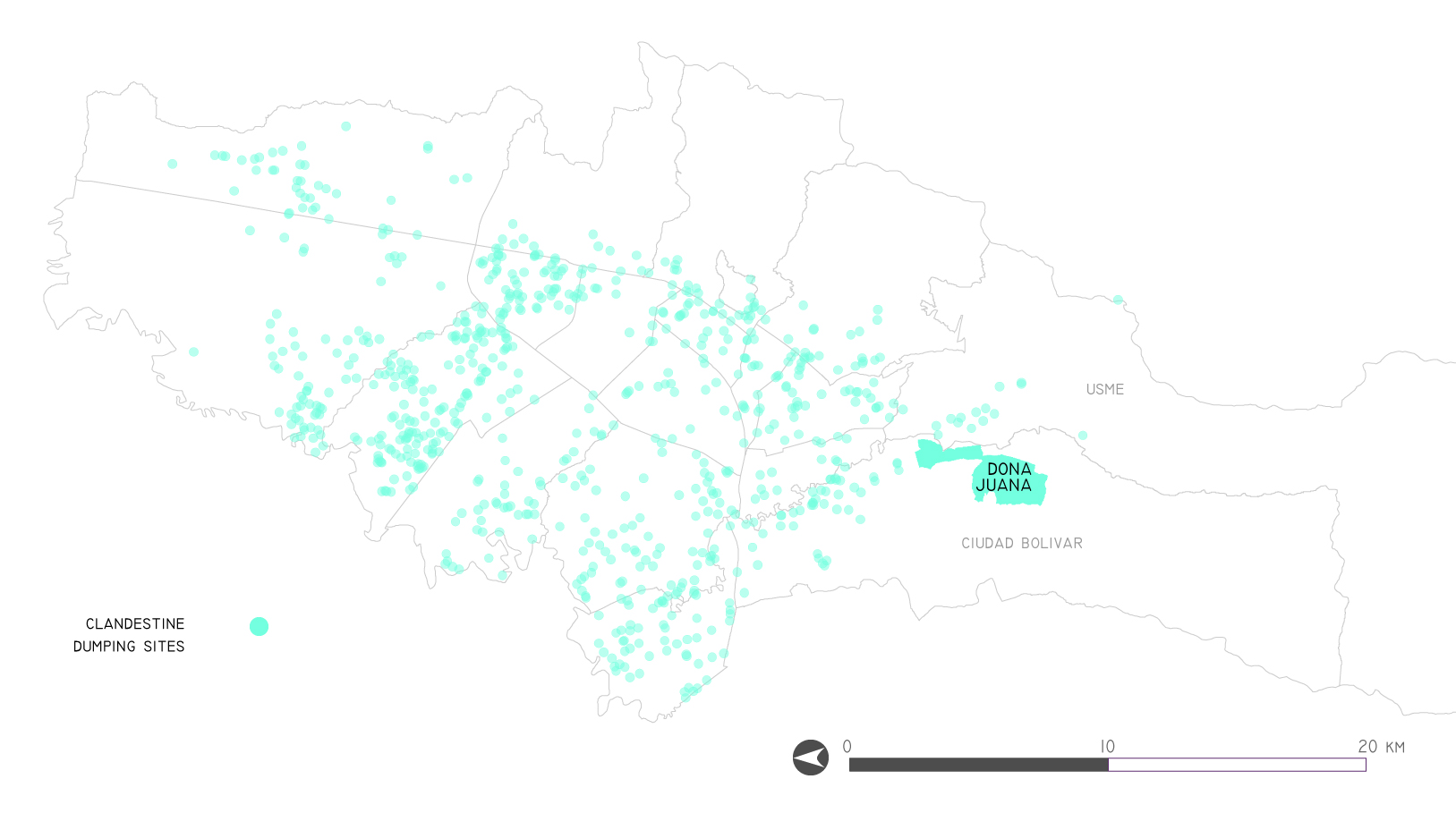 bogotá clandestine waste dumping sites