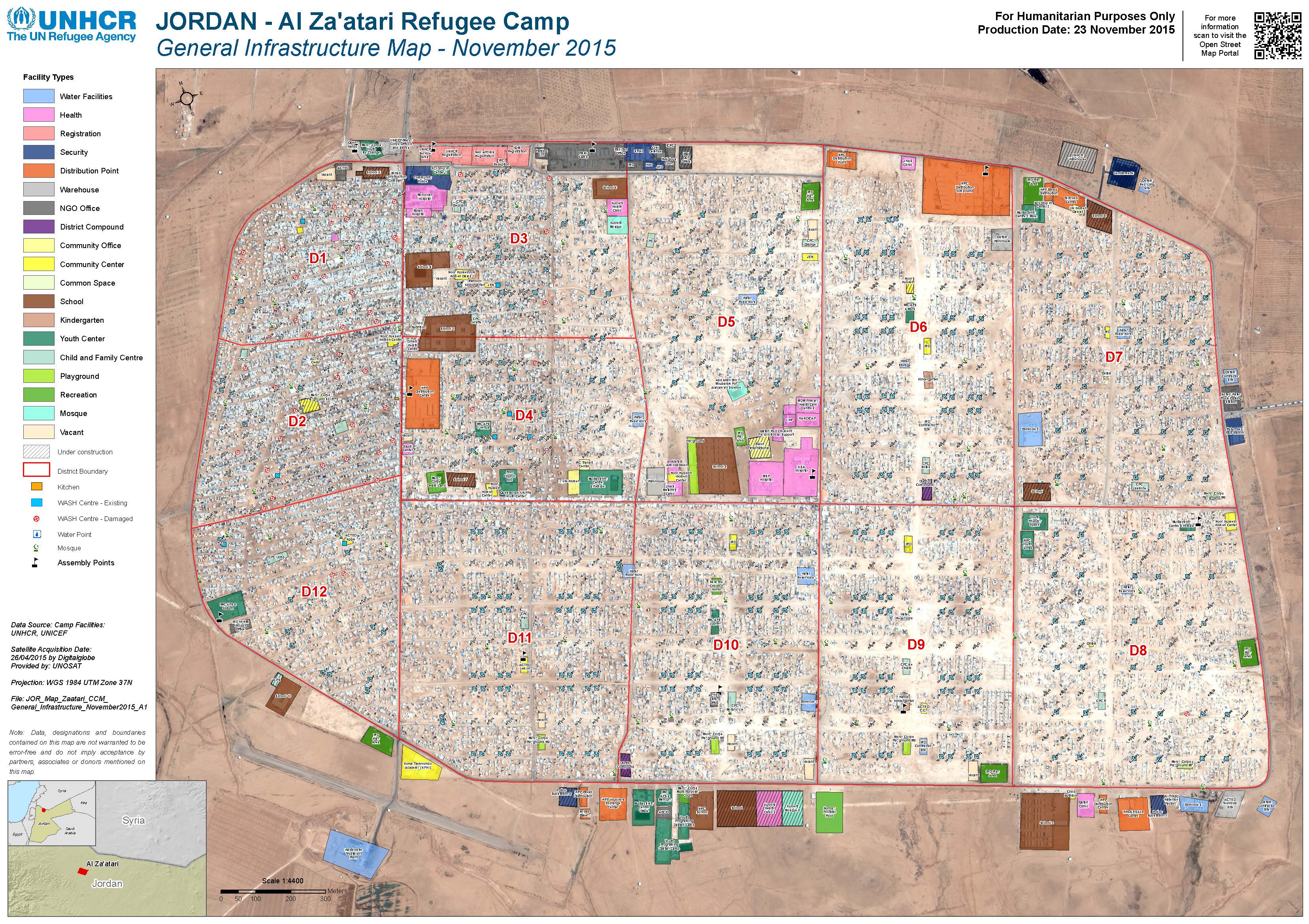 Case Study 01: Za'atari Camp Planning Record