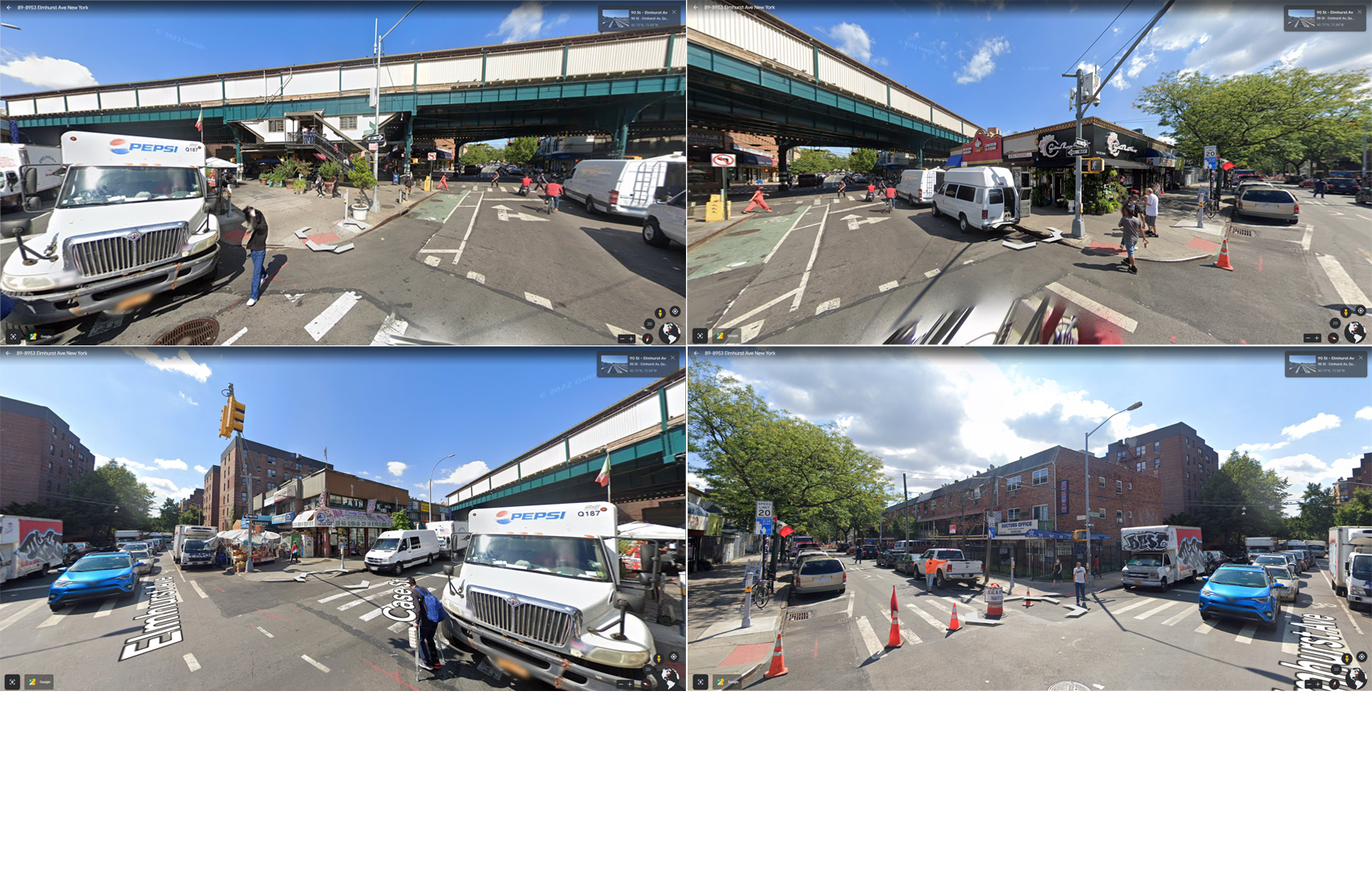 "Public Small Park at 90th St-Elmhurst Ave Station"