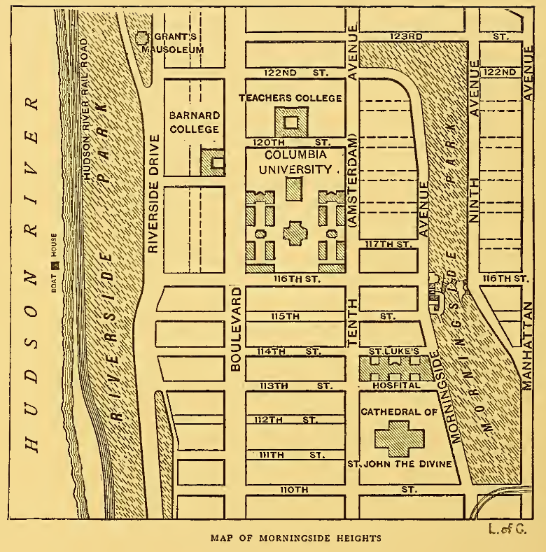 Morningside Heights Map 1860