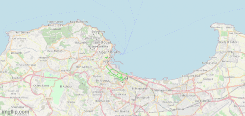 Animated GIF of Lilas's places throughout the novel